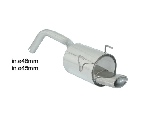 Ragazzon Endschalldämpfer 115x70mm oval