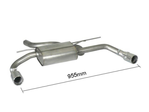 Ragazzon Duplex-Endschalldämpfer je 80mm rund 