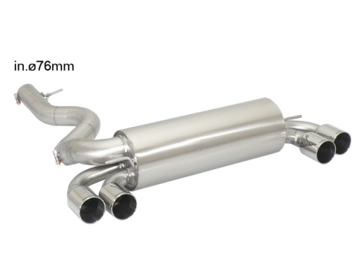 Ragazzon Duplex-Endschalldämpfer je 2x80mm Race Line