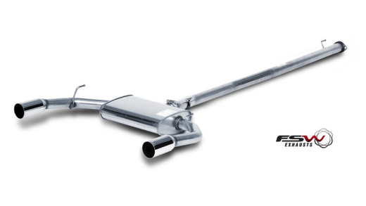 FSW Sportauspuff Komplettanlage je 1x90mm