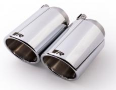 Remus Endrohrset links/rechts je 1x102mm schrg, verchromt
