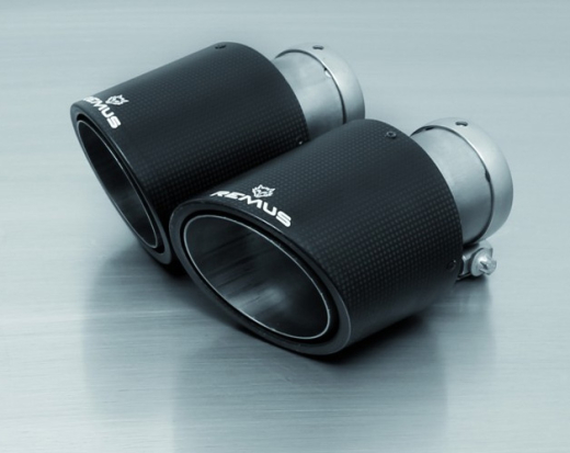 Remus Endrohrset links/rechts je 1x102mm Carbon schräg