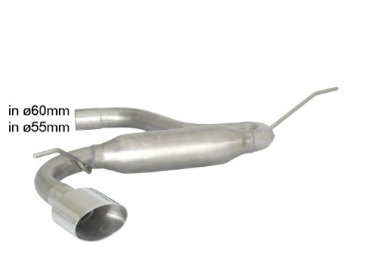 Ragazzon Endschalldämpfer 135x90mm oval Sport Line