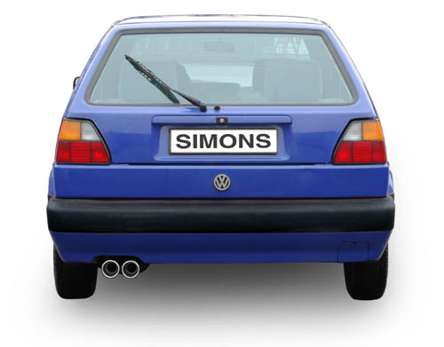 Simons Komplettanlage Golf II 16V 2*80