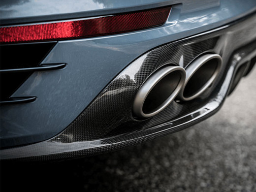 Akrapovic Rear Carbon Fibre Diffuser - High Gloss