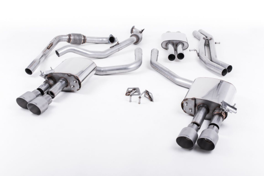 Milltek Komplettanlage je 2x 100mm GT Titanium