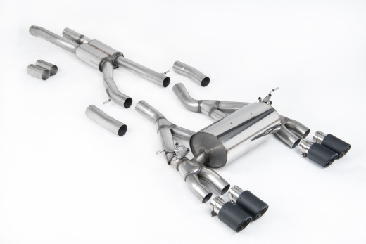 Milltek Komplettanlage je 2x 90mm Jet Carbon