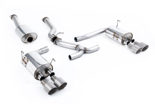 Milltek Duplex-Komplettanlage je 2x100mm GT Titanium