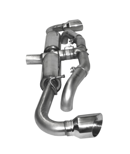 Bastuck Duplex-Endschalldämpfer je 100mm (mit Abgasklappe)