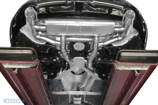 Bastuck Duplex-Endschalldämpfer je 1x100mm (mit Klappen)