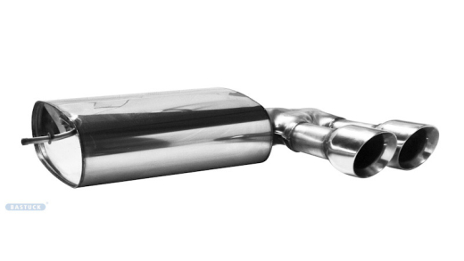 Bastuck Endschalldämpfer 2x90mm mittig schräg