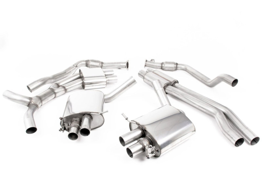 Milltek Komplettanlage je 170x107mm oval Jet Burnt Titanium