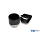 Fox Duplex Endrohrset je 129x106mm black (für Original)
