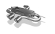 Fox Endschalldämpfer 2x100mm mittig