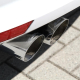 FSW Sportauspuff Komplettanlage 2x76mm schräg