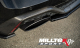 Milltek Komplettanlage Duplex Oval Black (Jet)