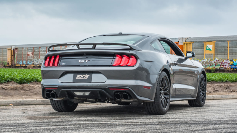 Borla Ford Mustang GT Cat-Back Exhaust System Black Chrome