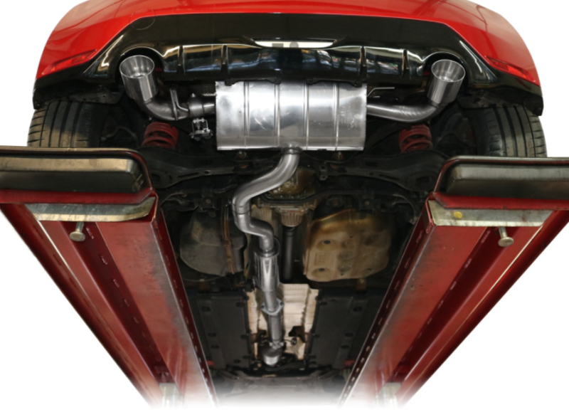 Bastuck Komplettanlage mit Duplex-Endschalldämpfer 100mm (mit Klappe)