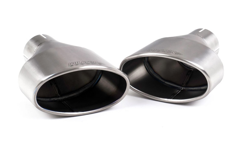 Milltek Komplettanlage je 170x107mm Jet Oval Titanium