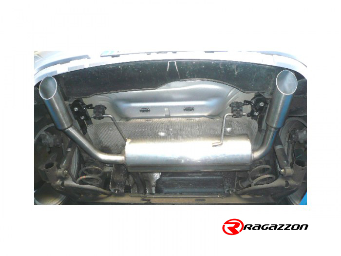 Ragazzon Duplex-Endschalldämpfer je 76mm Sport Line