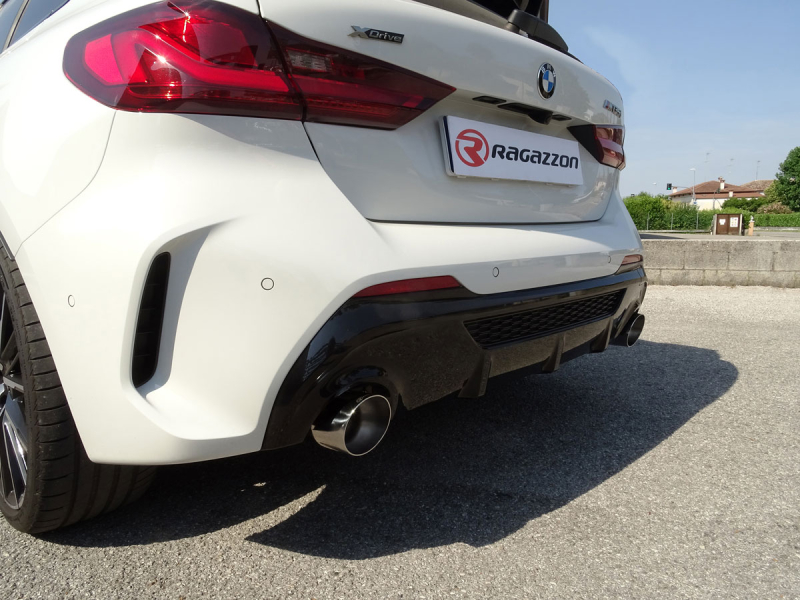 Ragazzon Duplex-Endschalldämpfer je 102mm rund Sport Line