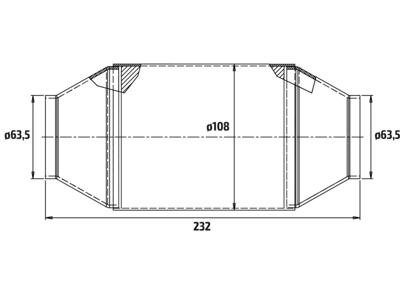 HJS Universal Tuning Katalysator (ohne Zulassung)