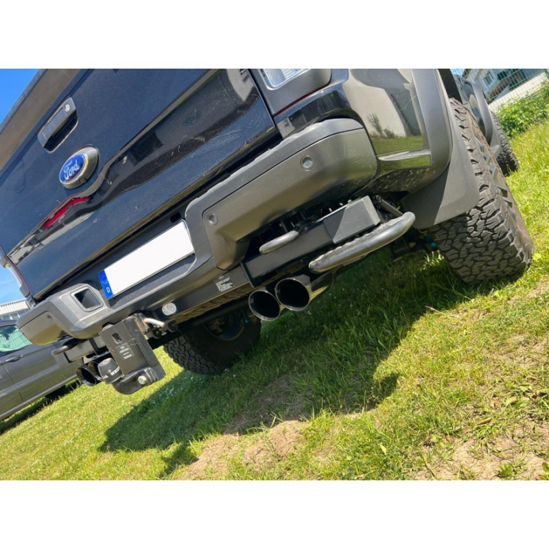 Fox Duplex-Endschalldämpfer je 2x100mm schwarz