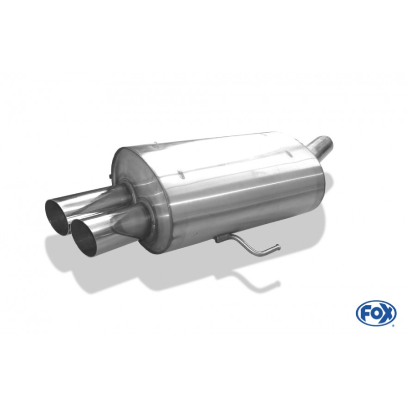 Fox Endschalldämpfer 2x76mm schräg