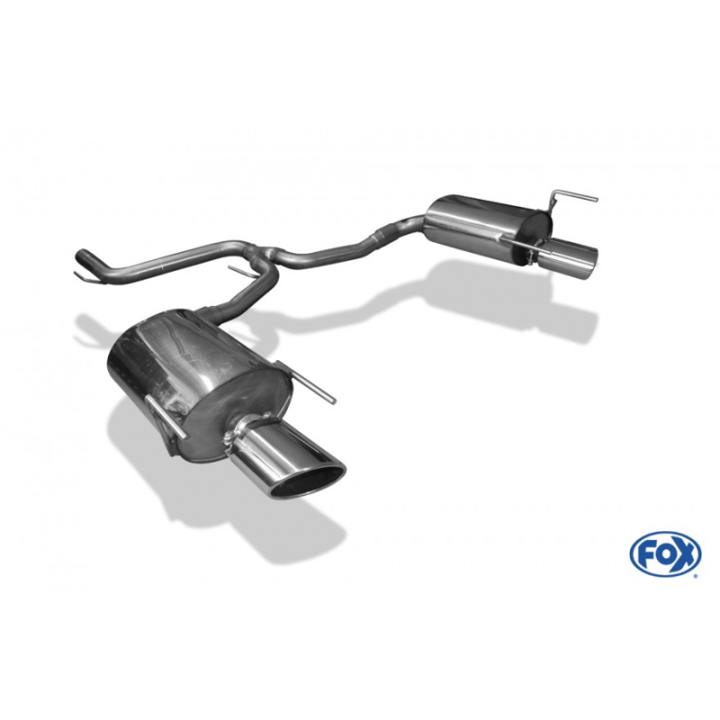Fox Duplex-Endschalldämpfer je 1x115x85mm