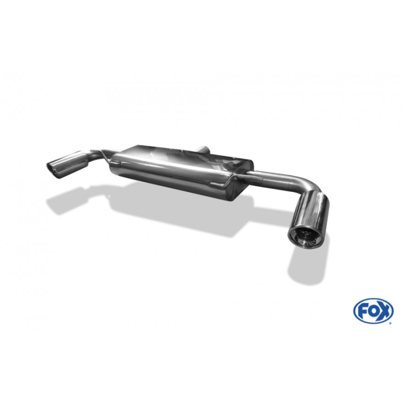 Fox Duplex-Endschalldämpfer je 1x100mm