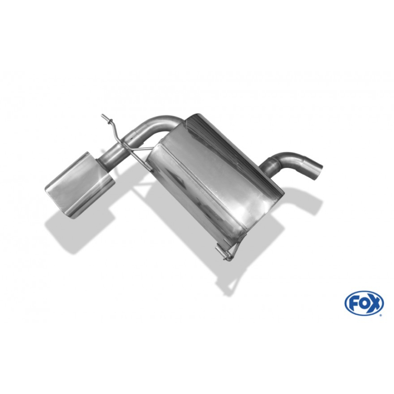 Fox Endschalldämpfer 160x80mm oval