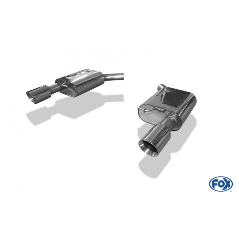 Fox Duplex-Endschalldämpfer je 1x100mm