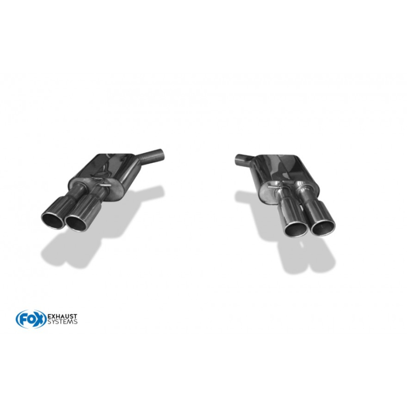 Fox Duplex-Endschalldämpfer je 2x90mm
