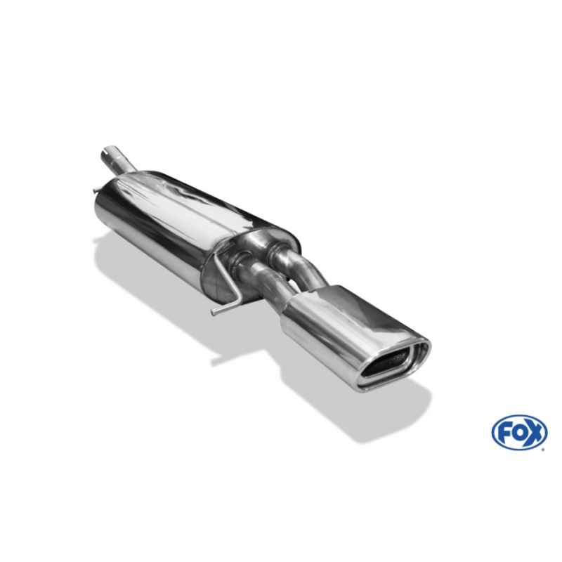 Fox Endschalldämpfer 135x80mm