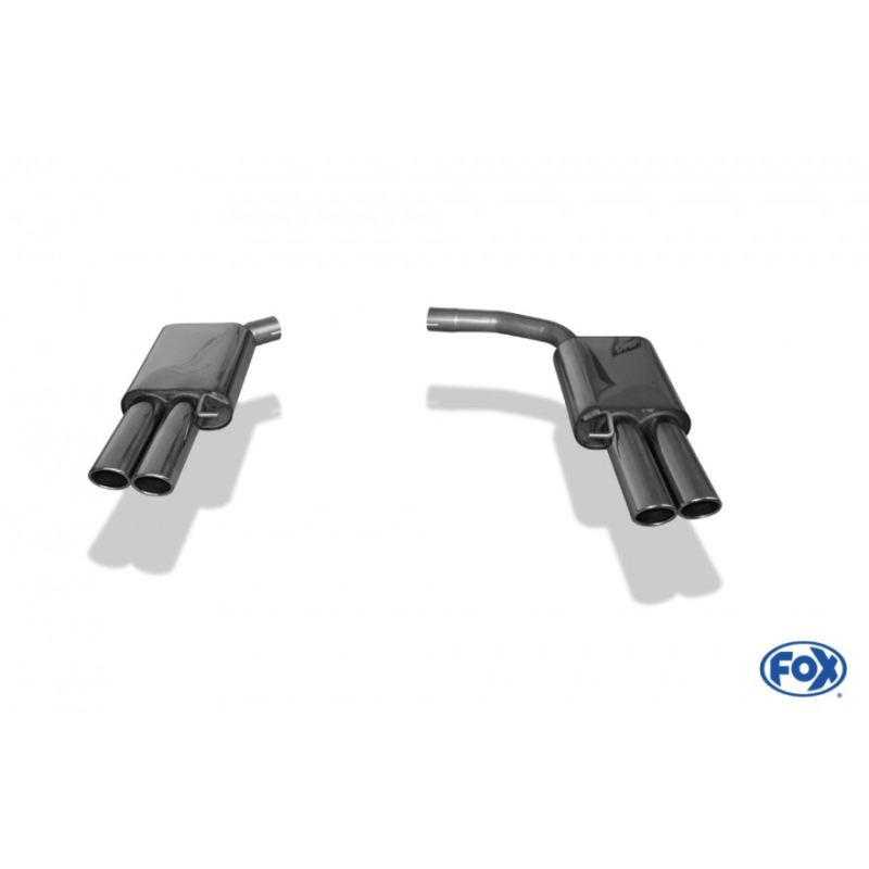 Fox Duplex-Endschalldämpfer je 2x90mm