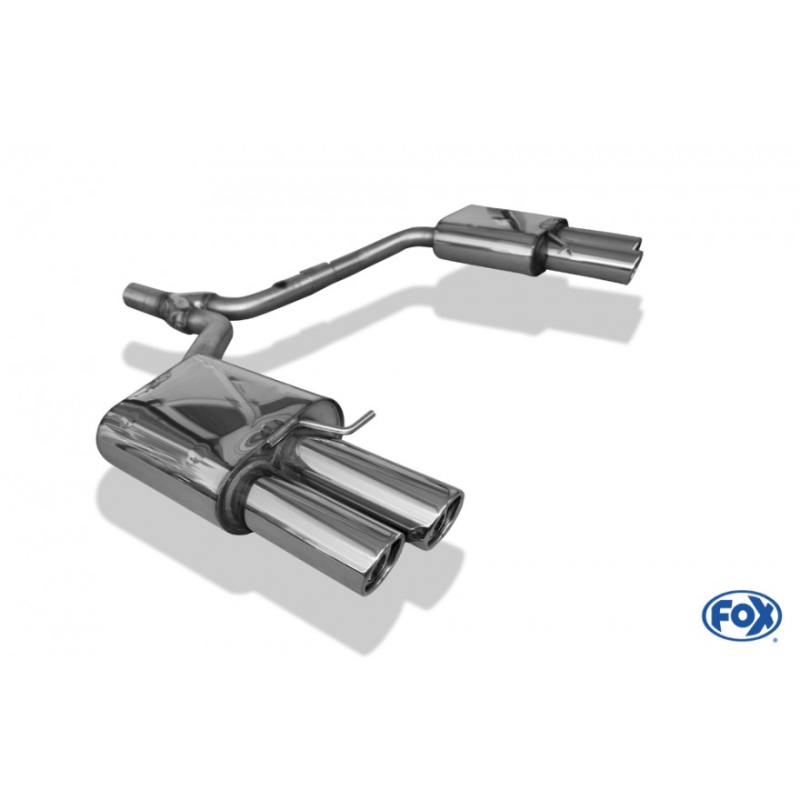 Fox Duplex-Endschalldämpfer je 2x90mm
