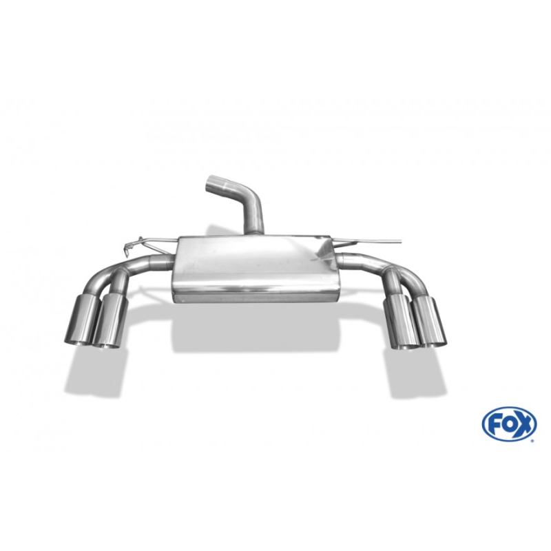 Fox Duplex-Endschalldämpfer je 2x80mm