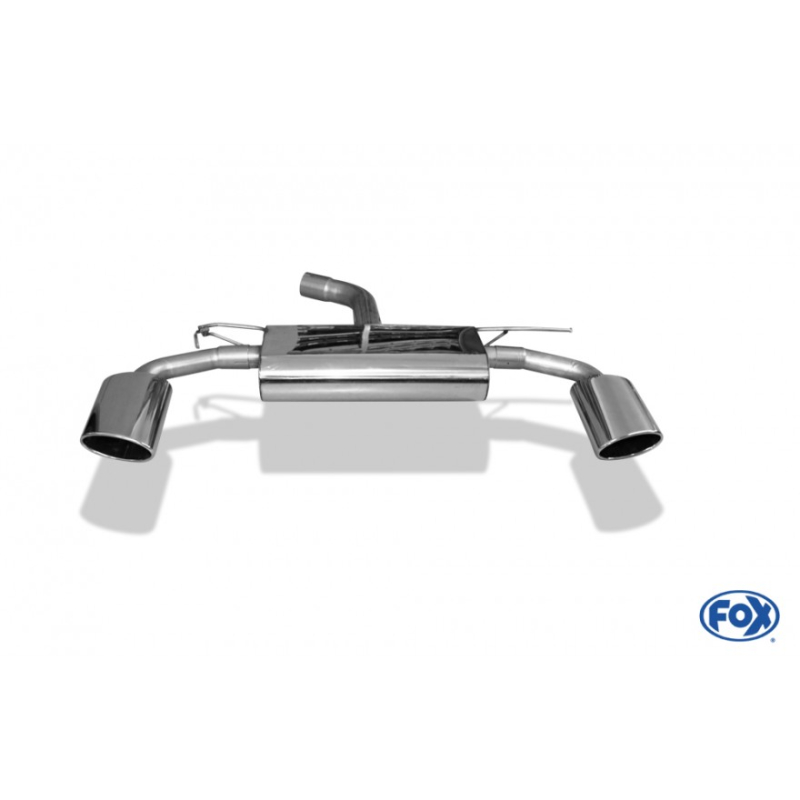 Fox Duplex-Endschalldämpfer je 1x160x90mm
