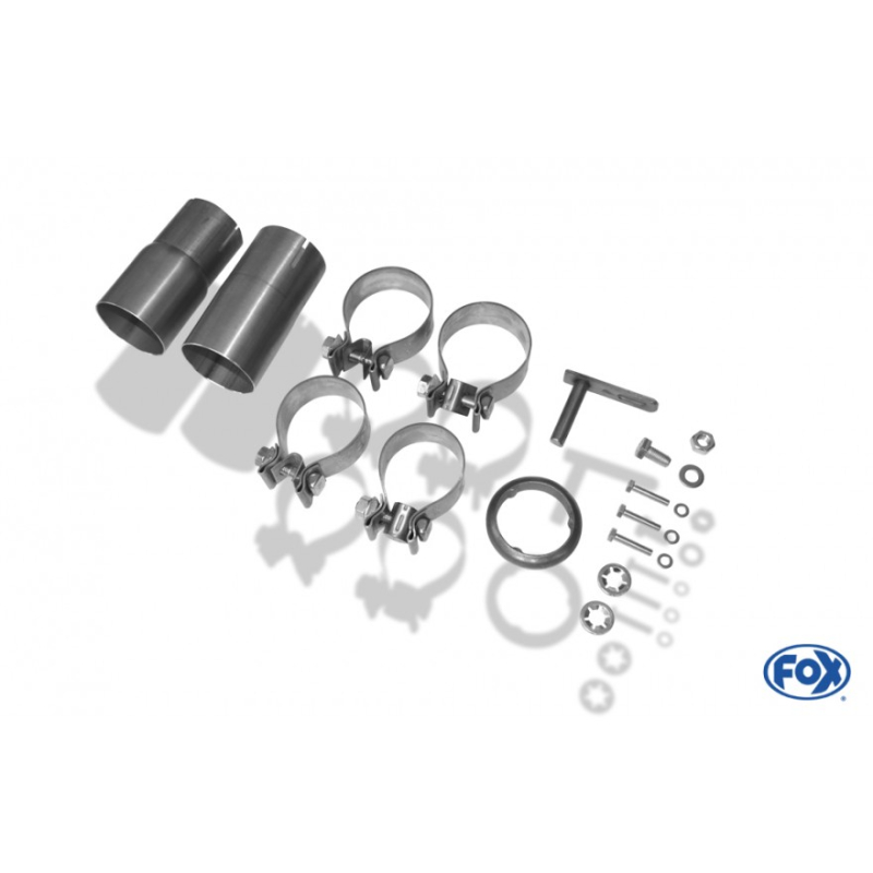 Fox Endschalldämpfer 2x76mm