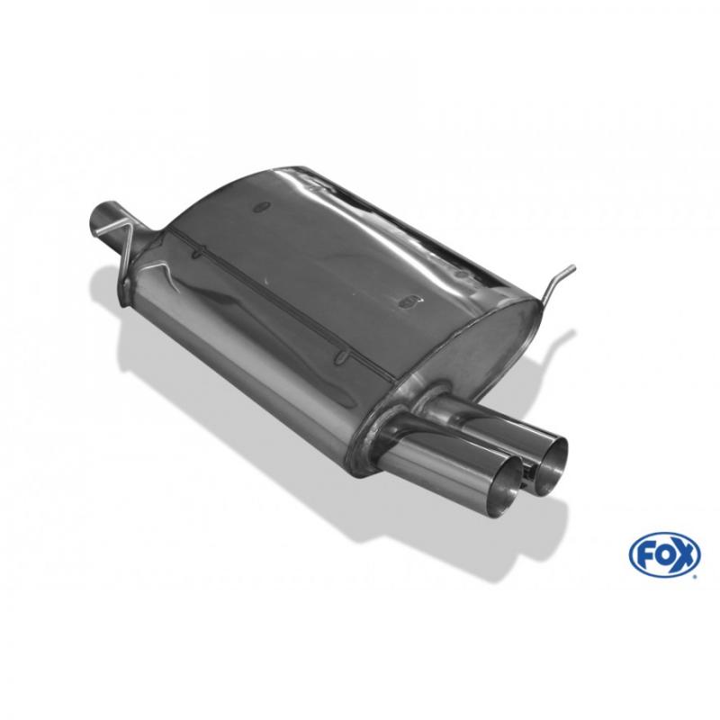 Fox Endschalldämpfer 2x70mm
