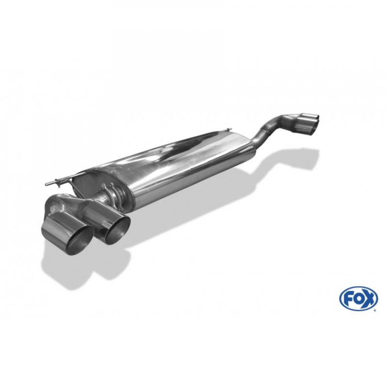 Fox Duplex-Endschalldämpfer je 2x80mm