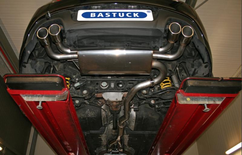Bastuck Komplettanlage mit Duplex-Endschalldämpfer 2x90mm