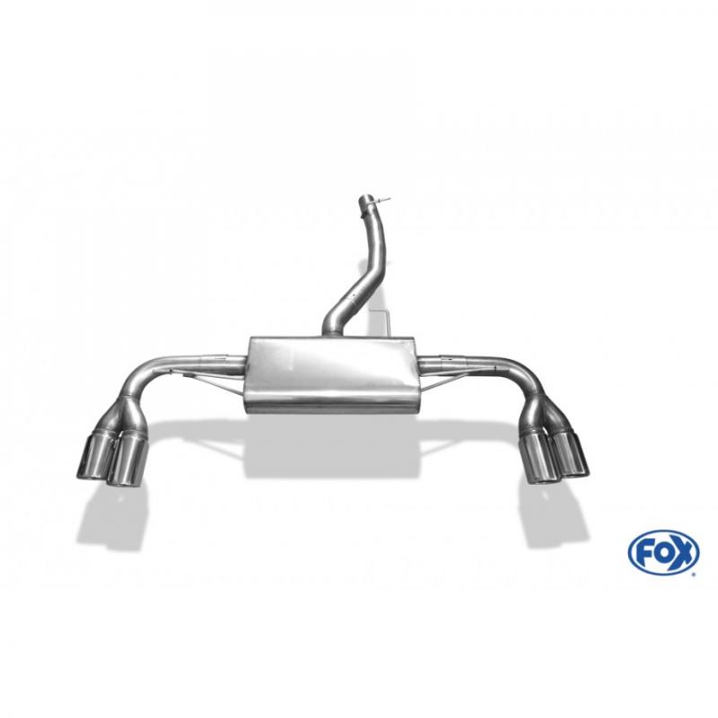 Fox Duplex-Endschalldämpfer je 2x90mm