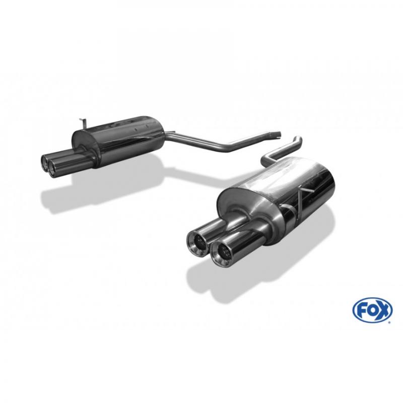 Fox Duplex-Endschalldämpfer je 2x90mm