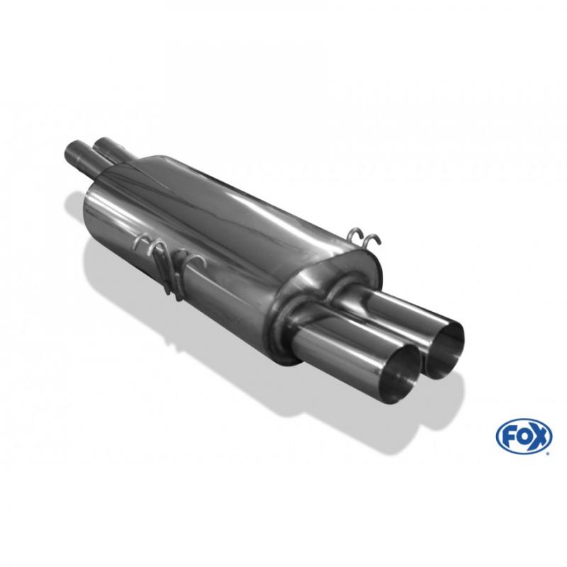 Fox Endschalldämpfer 2x76mm