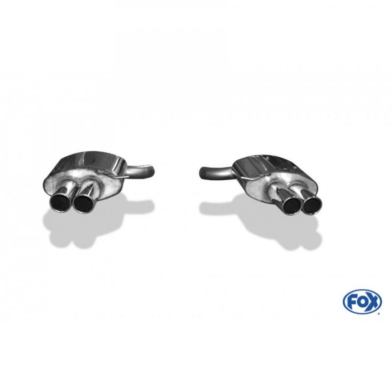 Fox Duplex-Endschalldämpfer je 2x90mm