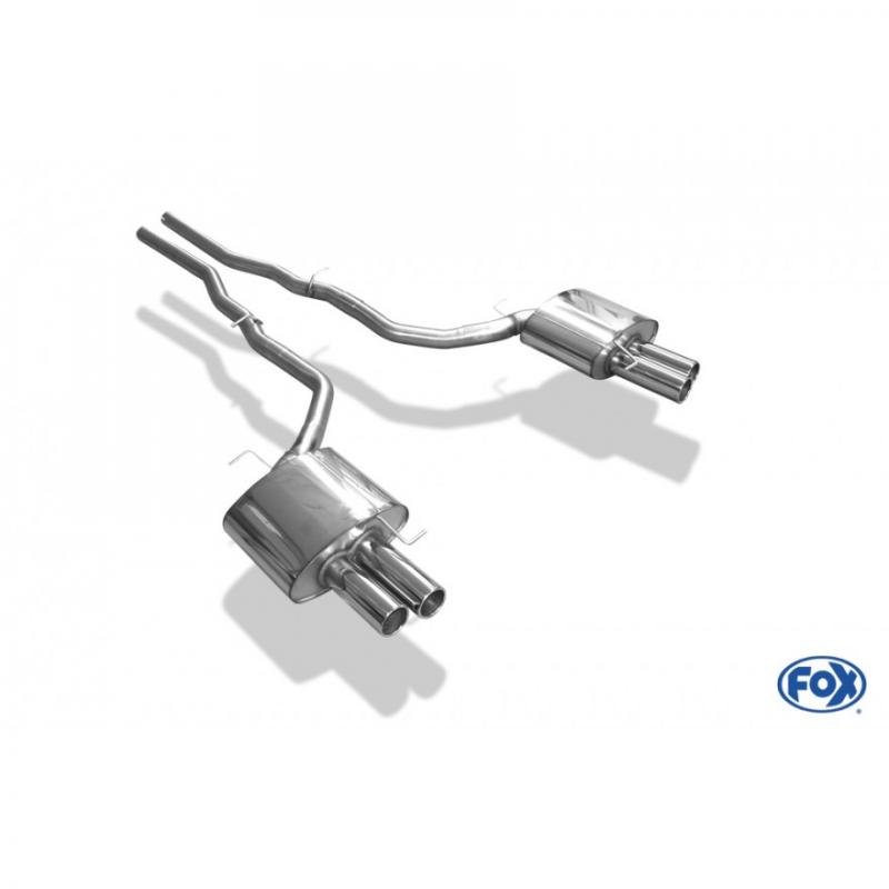 Fox Duplex-Endschalldämpfer je 2x80mm