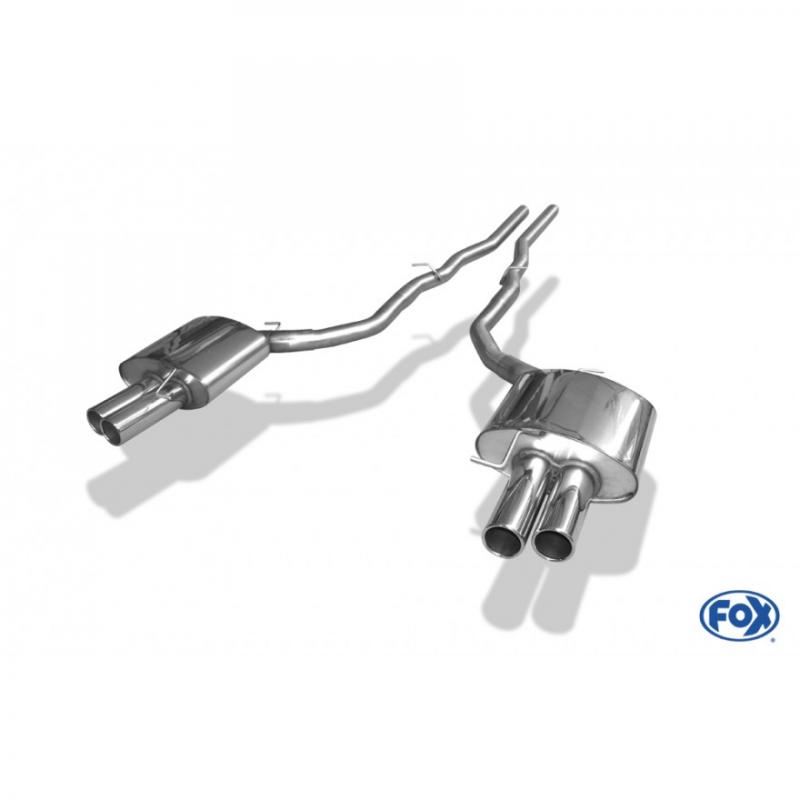 Fox Duplex-Endschalldämpfer je 2x80mm