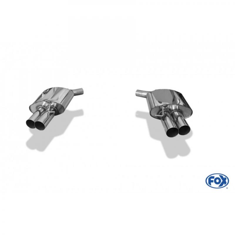 Fox Duplex-Endschalldämpfer je 2x90mm