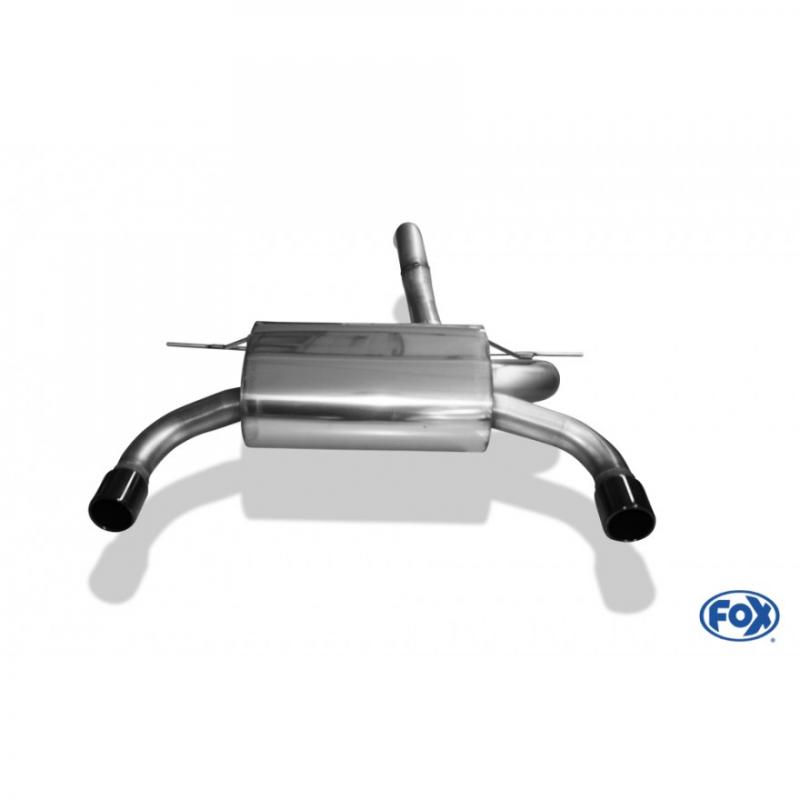 Fox Duplex-Endschalldämpfer je 1x80mm schwarz